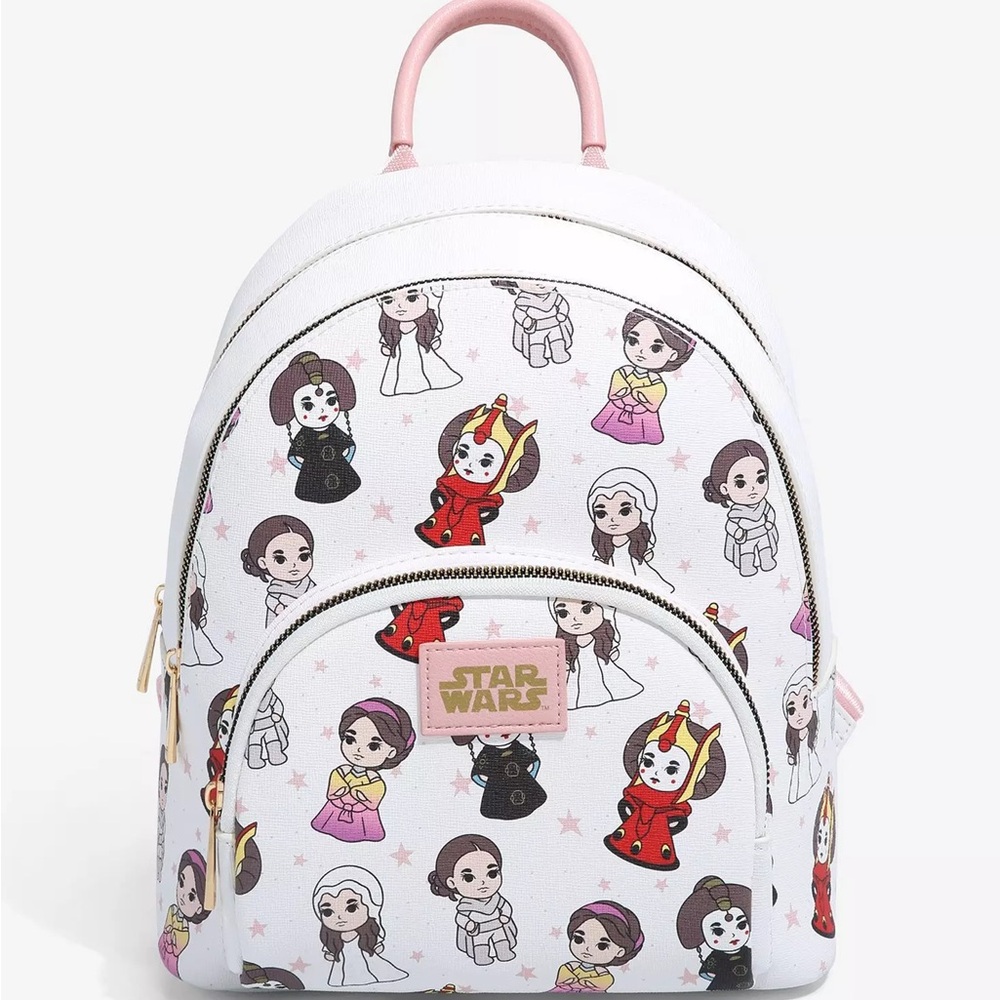 Star Wars Chibi Padmé Outfits Allover Print Mini Backpack‎ BoxLunch Exclusive